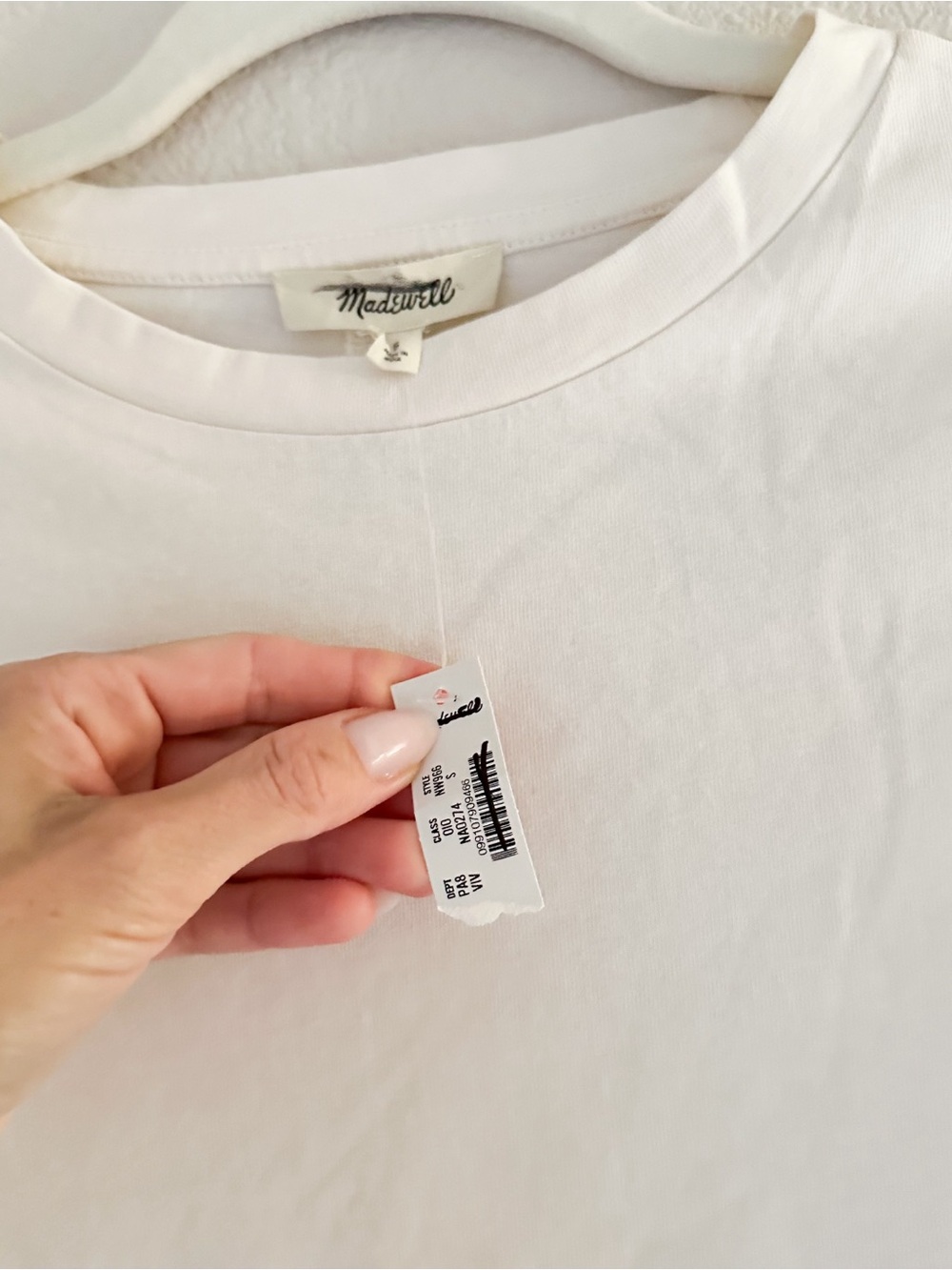 Madewell Smocked Long-Sleeve Tee S - Picture 9 of 10